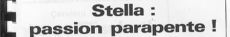 Stella : passion parapente !